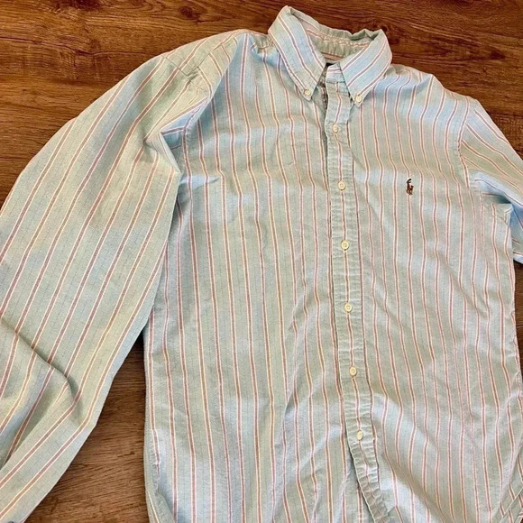 Ralph Lauren • Striped Dress Casual Button Down - Picture 4 of 8